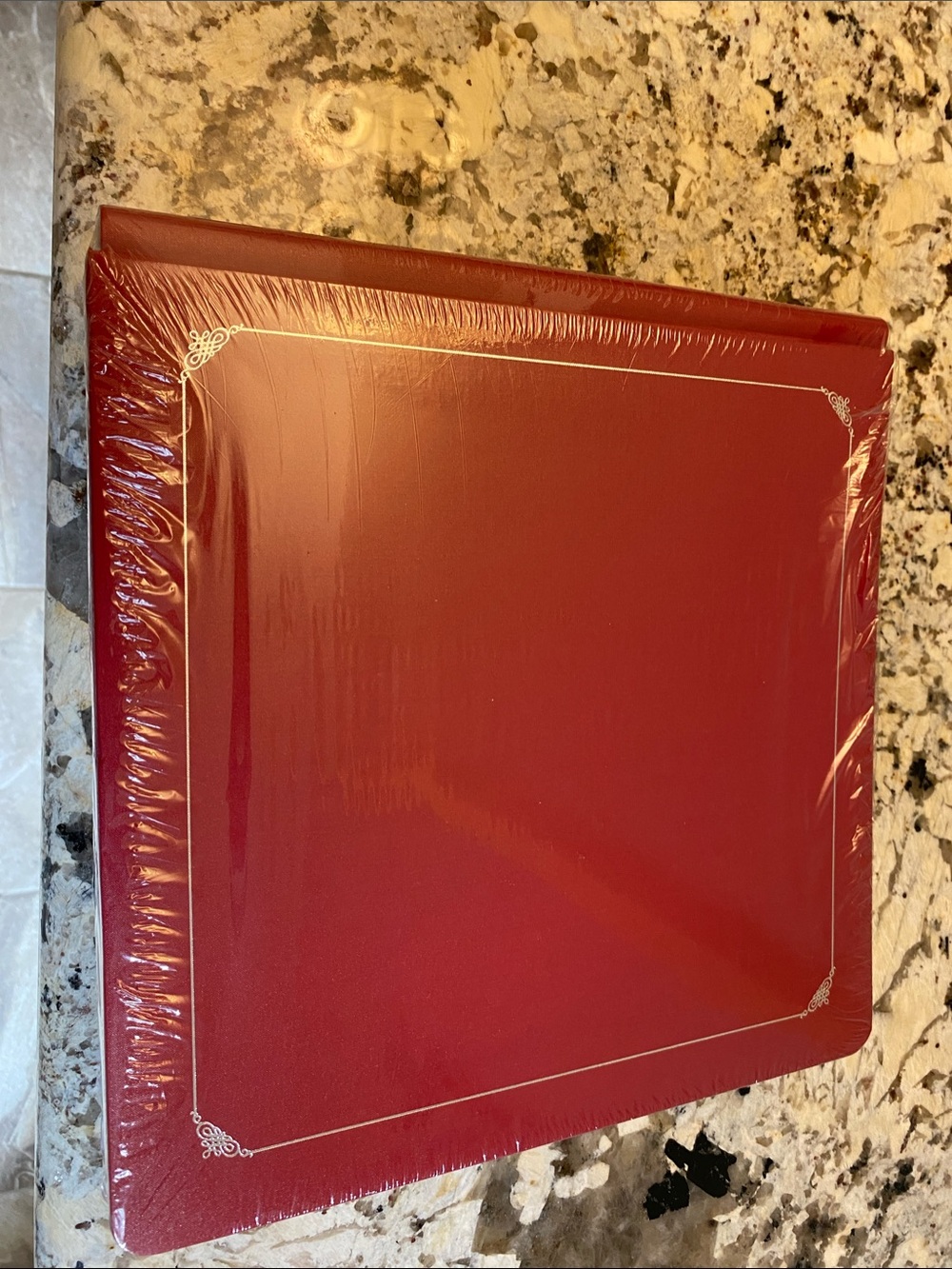 Creative Memories Red Decorative 18x18 scrapbook album